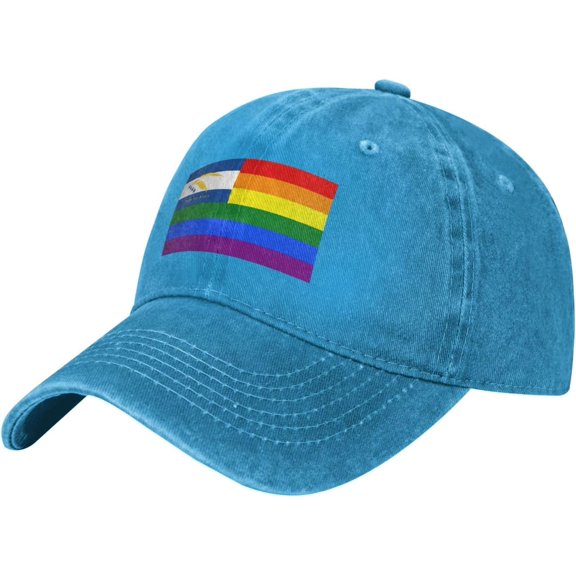 Pride Rainbow LGBT Flag of Johnston Atoll Local Baseball Cap Women Men Hat Vintage Trucker Sun Hat Dad Cowboy Hats
