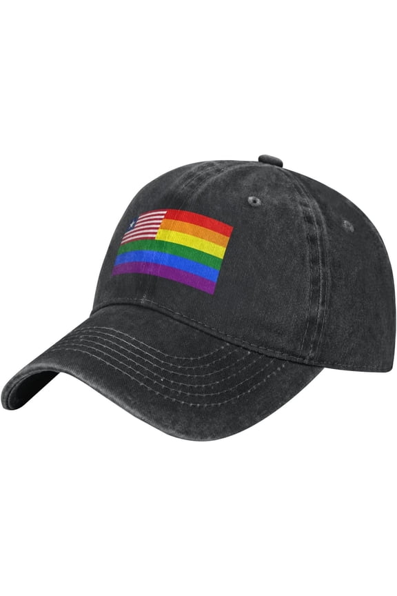 Pride Rainbow LGBT Florida Flag Baseball Cap Women Men Hat Vintage Trucker Sun Hat Dad Cowboy Hats