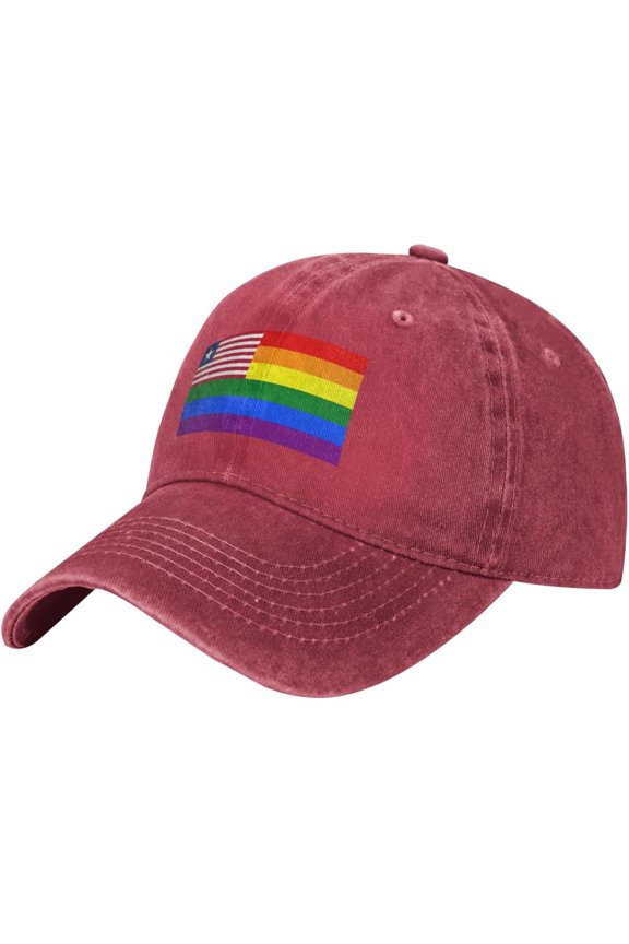Pride Rainbow LGBT Florida Flag Baseball Cap Women Men Hat Vintage Trucker Sun Hat Dad Cowboy Hats