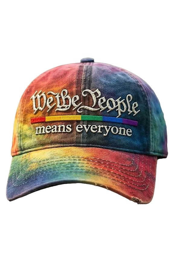 Pride Rainbow Month Hat Adjustable Baseball Cap Unisex Men&Women Sun Hat Adjustable Magic Running Workouts Blue