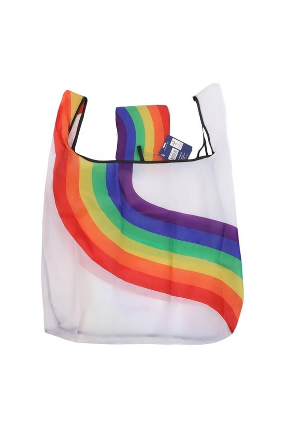 Eco-Friendly Pride Rainbow Reusable Bag with Rainbow Design