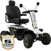 Pride Redesigned Baja Wrangler 2, Heavy Duty Outdoor Mobility Scooter, 450 lbs. Weight Capacity,