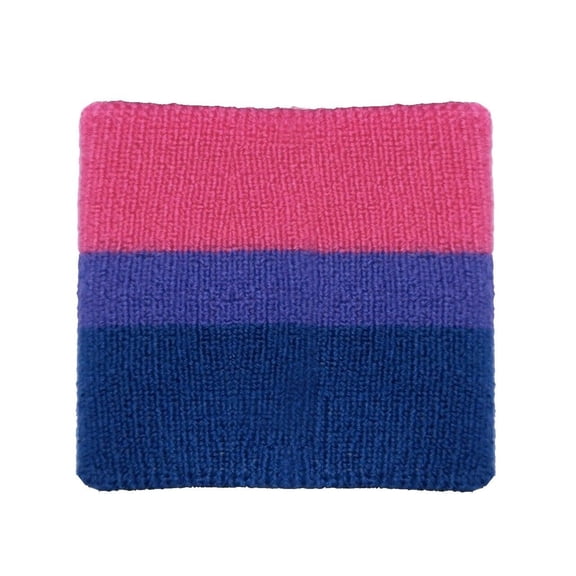 Pride Shack Bi Pride Flag Wristband Sport Wristlet LGBTQ Bisexual Pride Bracelet