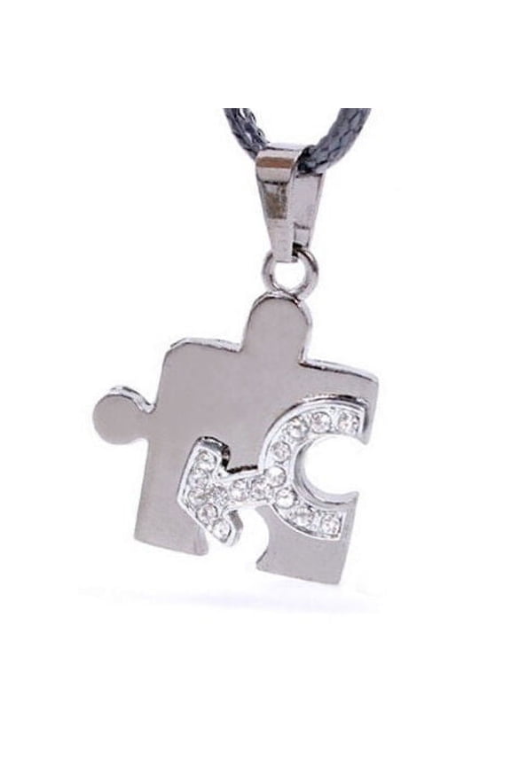 - CZ Bling Mens Male Symbol Gay Pride Puzzle Pendant LGBT Necklace