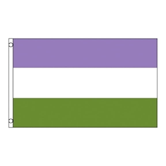 Pride Shack - LGBT Queer Gender Fluid Flag - 3 x 5 Polyester Flag. Gay & Lesbian