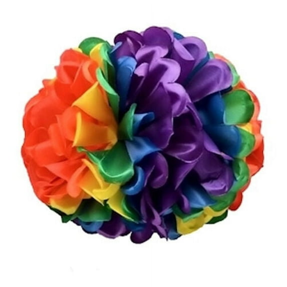 Pride Shack - Large Rainbow Gay Pride Floral Bow Hair Clip or Party Decoration