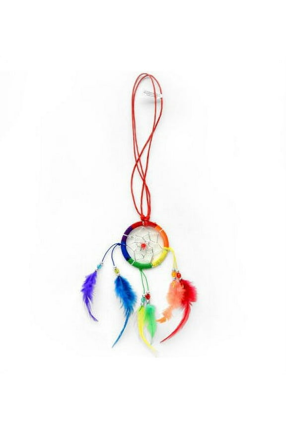 - Lesbian and Gay Pride Rainbow Dream Catcher Necklace. LGBT Jewelry