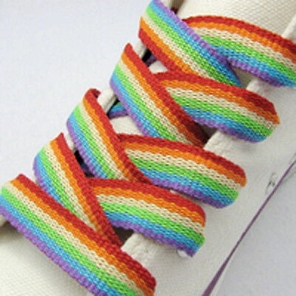 Pride Shack - Rainbow Shoe Laces - Sneakers LGBT Gay & Lesbian Pride Merchandise