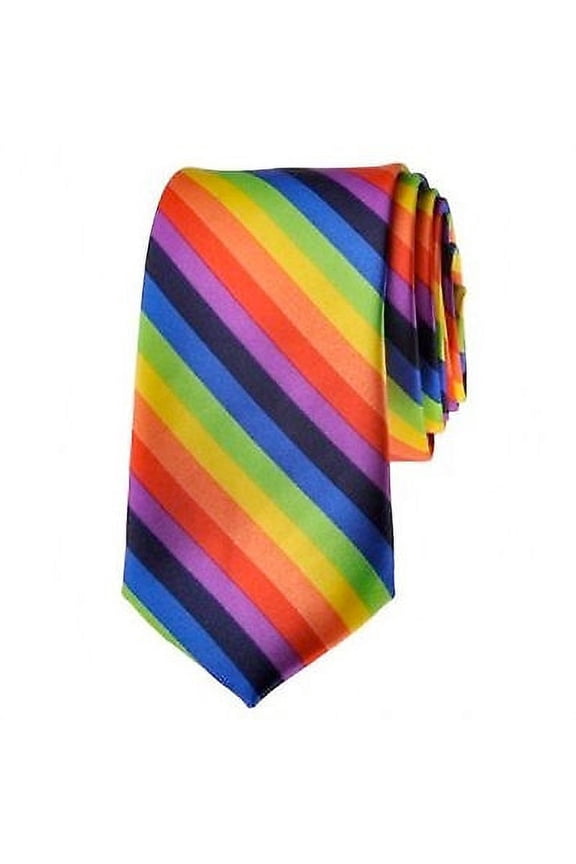 - Satin Rainbow Tie - LGBT Gay and Lesbian Pride Parade Merchandise