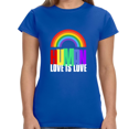 thumbnail image 1 of Pride Shirt HUMAN LGBT Flag Lesbian Pride Month Rainbow Gay Shirts for Women, 1 of 8