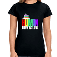 thumbnail image 1 of Pride Shirt HUMAN LGBTQ Flag Lesbian Pride Month Rainbow Gay Womens T Shirts, 1 of 8