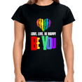 thumbnail image 1 of Pride Shirt Women Men LGBTQ Rainbow Shirt Be You LGBT Womens T Shirts, 1 of 8