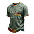 thumbnail image 1 of Pride Shirt for Men, Gay Pride Month LGBTQ+ Casual Crewneck Short Sleeve Summer Top, 1 of 4