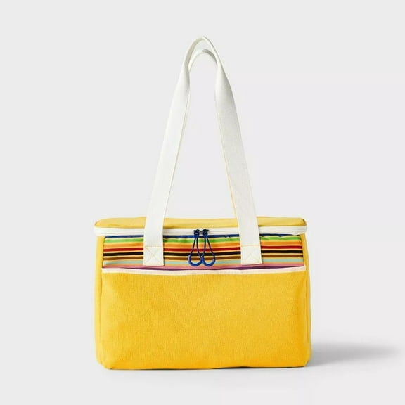 Pride Soft Sided Cooler Bag 26QT 36 Cans Insulated Cooler, Yellow