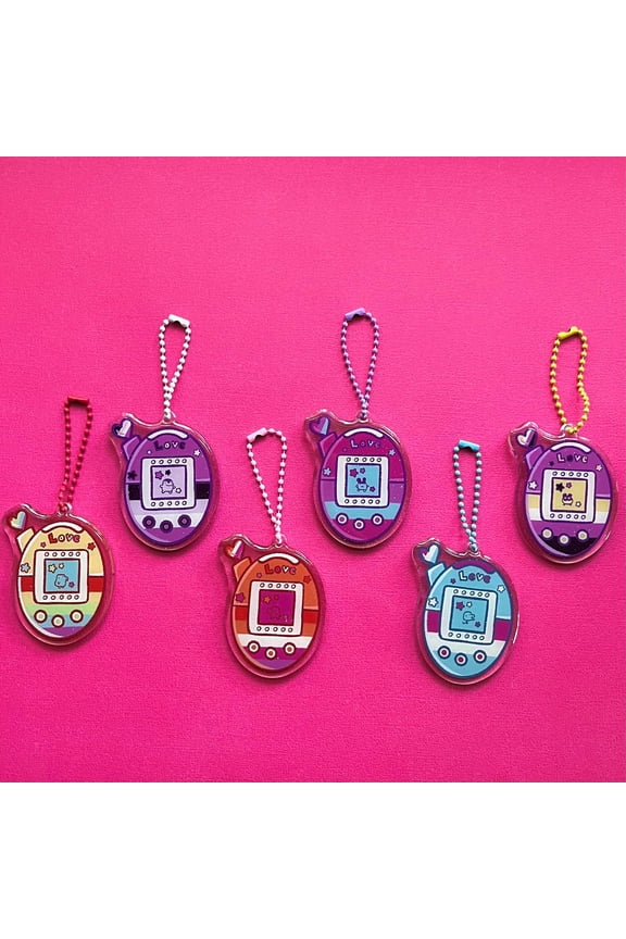 Pride Tamagotchi Keychain (1 keychain)
