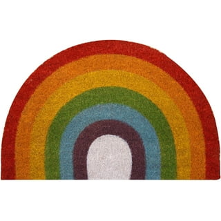 NEW Rainbow Doormat Pride Month Gift Rubber Back Door mat Indoor