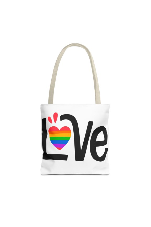 Pride Tote Bag (AOP),Love shopping bag, Pride beach tote bag
