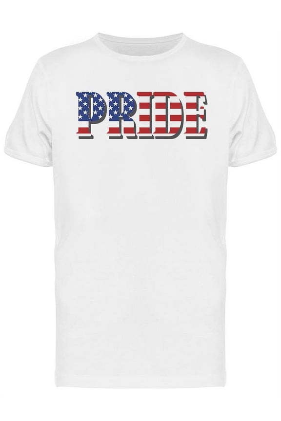 Pride Usa Flag T-Shirt Men -Image by Shutterstock, Male x-Large