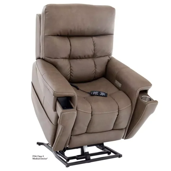 Pride ViVaLift Ultra Lift Chair Power Recliner - Tilt technology - 3 Different Heating Pads - Air Bladder Massage System