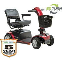 Pride Victory 10 4-Wheel Scooter, EZ Turn Technology, 400 lbs. Weight Capacity, with 5-Year Extended Warranty