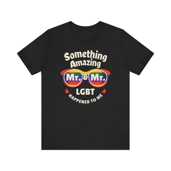 Pride Week Mr. & Mr., Bella & Canvas, Cotton Short Sleeve T-Shirt, S-5XL