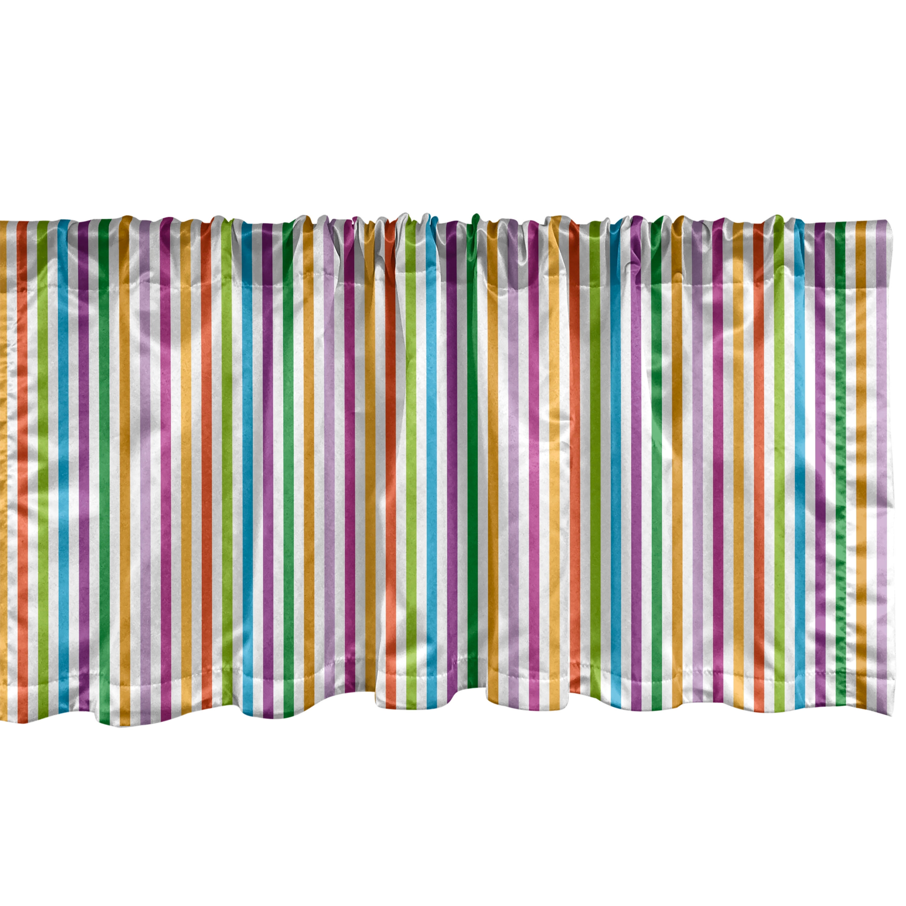 Pride Window Valance Pack of 2, Love Wins Theme Queer Culture Modern