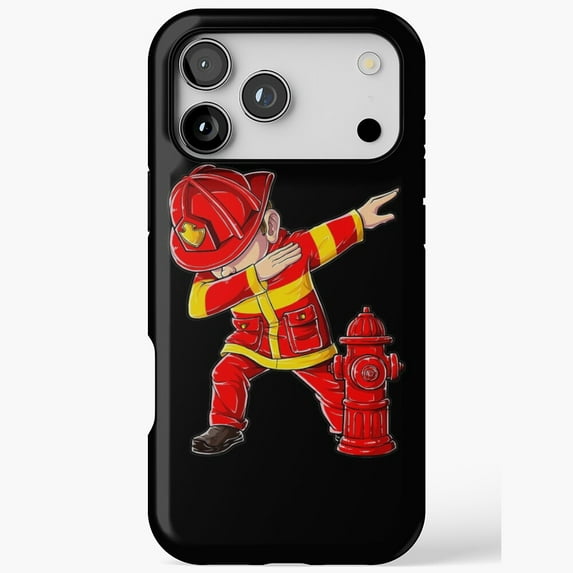 Pride Work Dabbing Firefighter Boys Dance iPhone Case 17 11 12 13 14 15 16 Pro Max