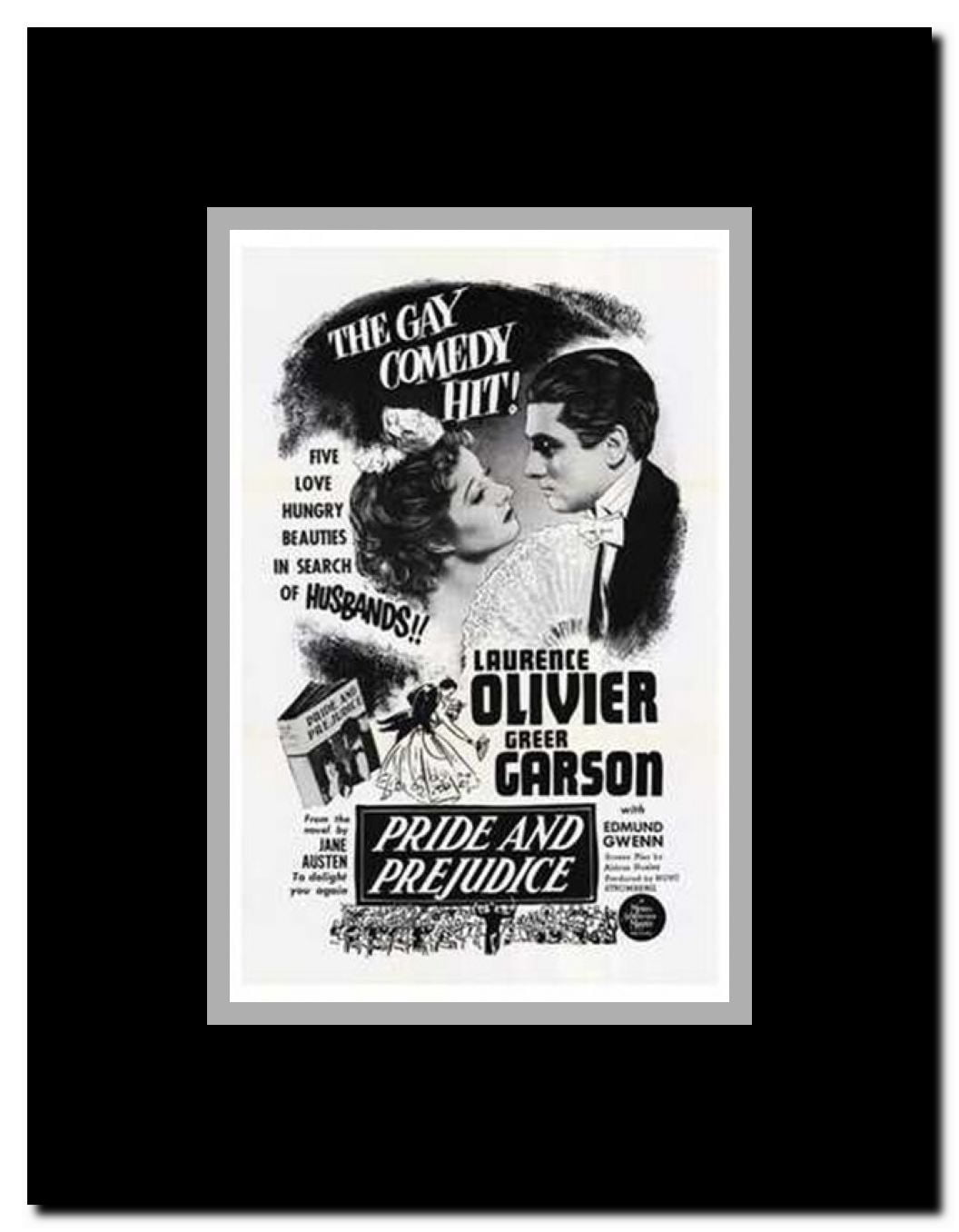 Pride and Prejudice Framed Movie Poster