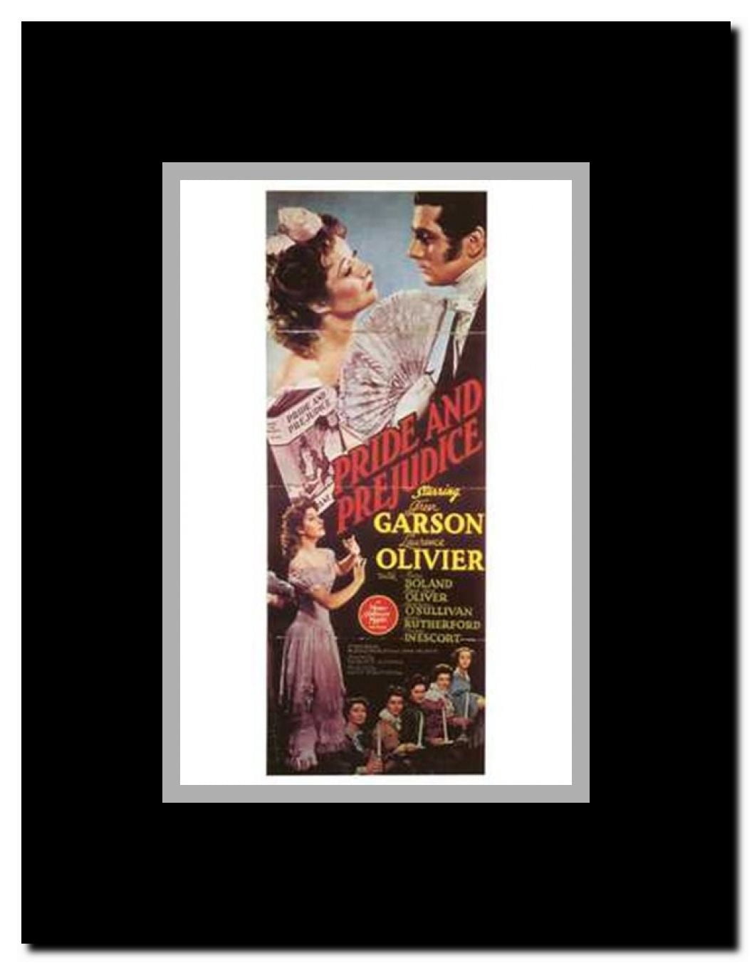Pride and Prejudice Framed Movie Poster