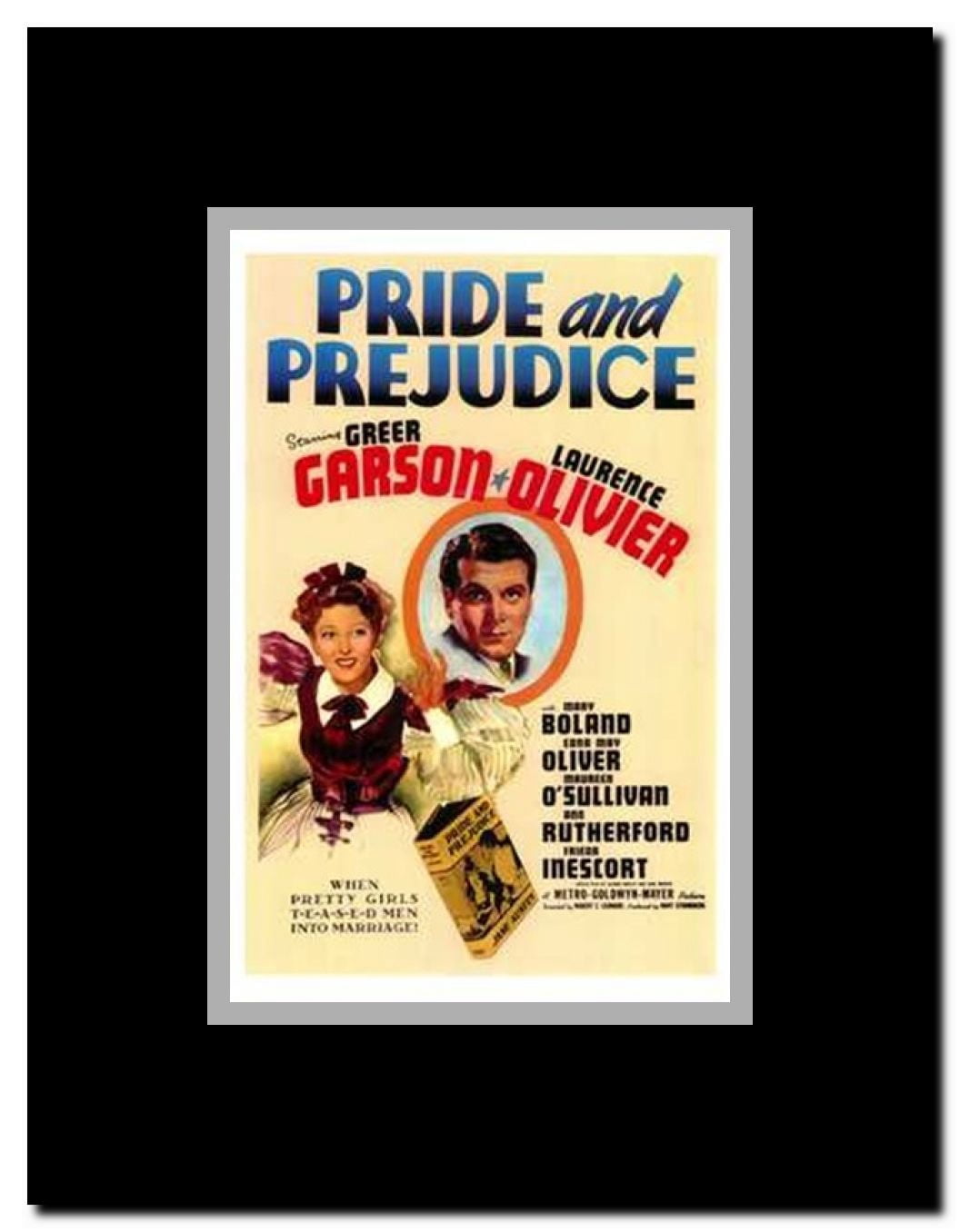 Pride and Prejudice Framed Movie Poster