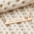 thumbnail image 1 of Pride and Prejudice Jewelry Most Ardently Necklace Jane Austen Gifts, 1 of 2