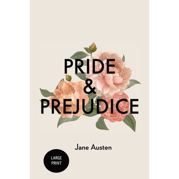 Pride and Prejudice: Large Print, (Paperback)