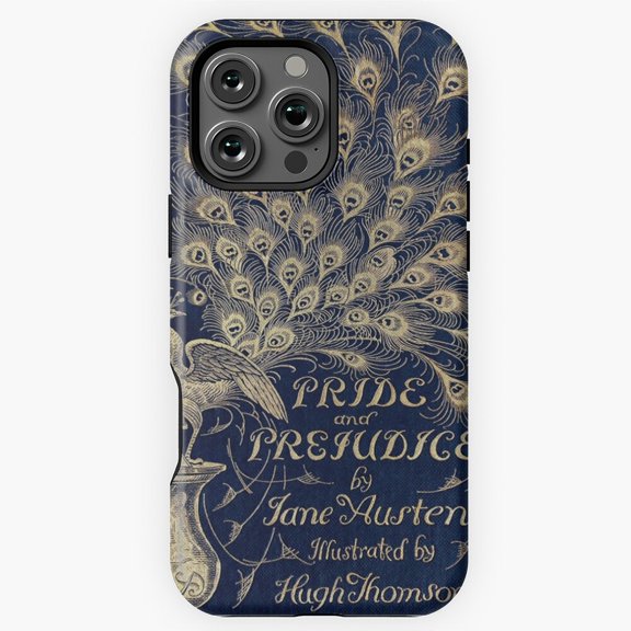 Pride and Prejudice Peacock Phone Case for iPhone 16 15 14 13 12 11 Pro Max M890624