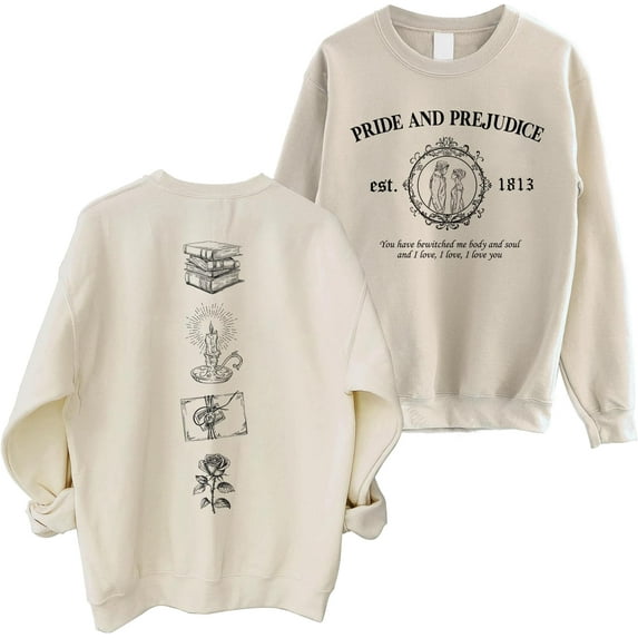 Pride and Prejudice Sweatshirt - Jane Austen Sweater, Pemberley Literary Bookish Gifts