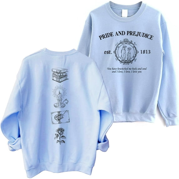 Pride and Prejudice Sweatshirt - Jane Austen Sweater, Pemberley Literary Bookish Gifts