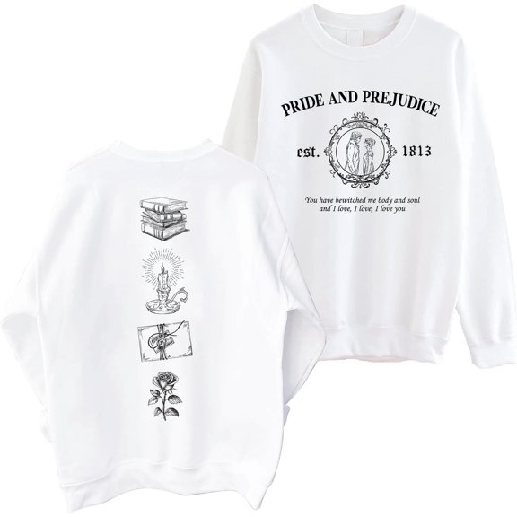 Pride and Prejudice Sweatshirt - Jane Austen Sweater, Pemberley Literary Bookish Gifts