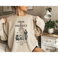 thumbnail image 1 of Pride and Prejudice Sweatshirt Literary Gift Bookish Gift, Long Sleeve Pemberley Sweatshirt, 1 of 3