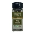 thumbnail image 1 of Pride of India – Bay Leaf Whole – Authentic Indian Culinary Spice – Gourmet – 0.15 oz. Small Dual Sifter Jar, 1 of 3