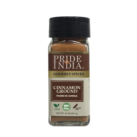 Pride of India Natural Ground Cinnamon, 2 oz