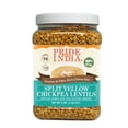 thumbnail image 1 of Pride Of India - Indian Split Yellow Chickpea Lentils - Protein & Fiber Rich Chana Dal, 3.0 Pound Jar, 1 of 7