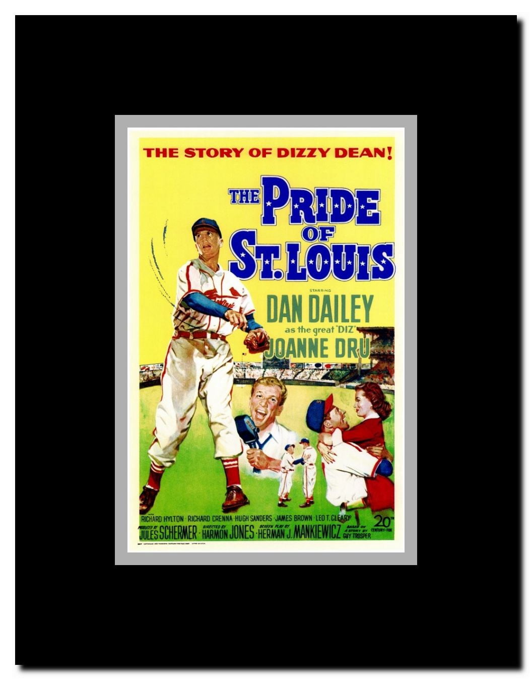 Pride of St. Louis Framed Movie Poster