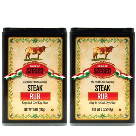 Pride of Szeged Mixed Spice Steak Rub 2/ 5 oz Cans
