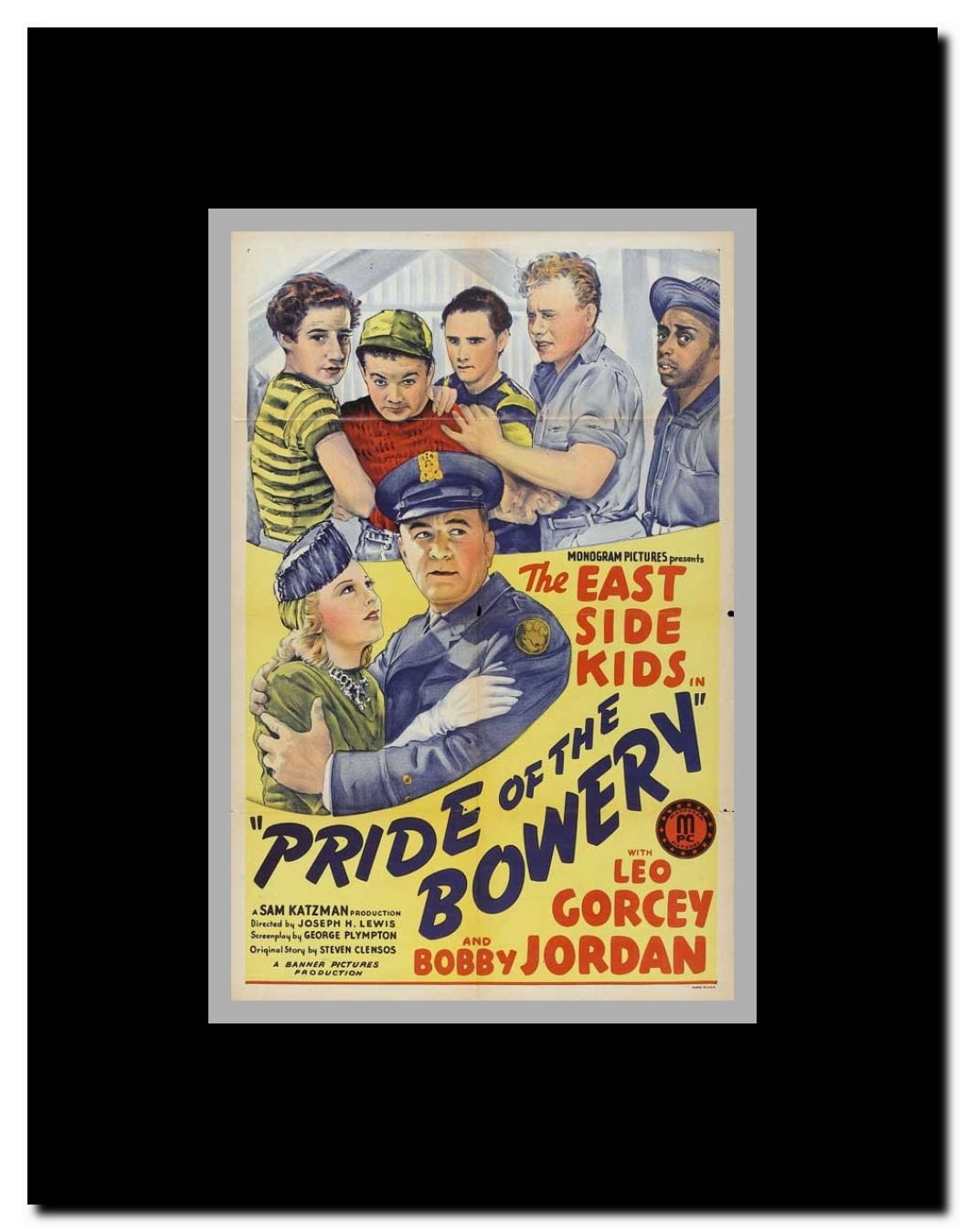 Pride of the Bowery Framed Movie Poster