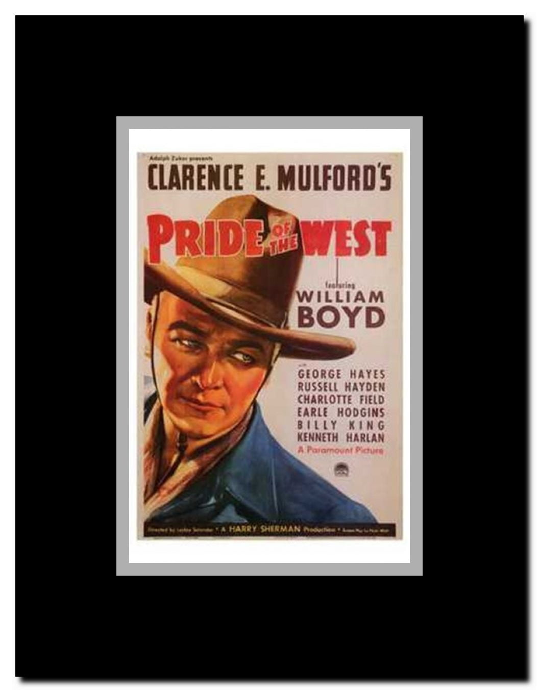 Pride of the West Framed Movie Poster