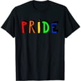 thumbnail image 1 of Pride with rainbow colours - a design for the pride month T-Shirt, 1 of 3
