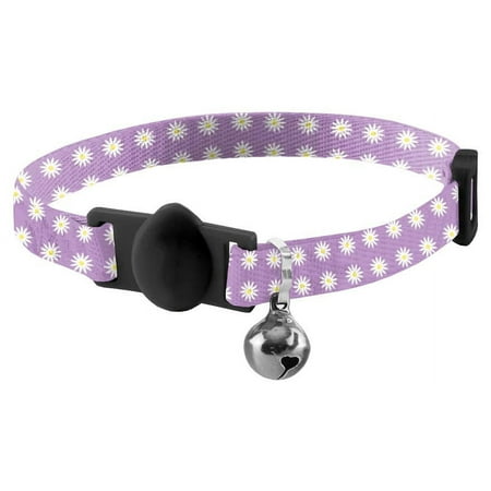 PrideBites for Walmart Cat Collar, Purple Flower