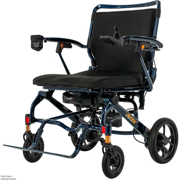 PrideMobility Jazzy Carbon HD, Folding Travel Power Chair, Weighs Just 32.2 Pounds,400 lb. Weight Capacity, with 5-Year Extended Warranty