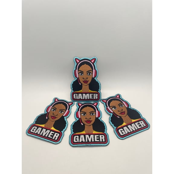 Prideful Patchez, Gamer, Iron on Patch, Gamer Patch, Sew On Patch, Embroidered Patch, Crafting, DIY, Appliqu