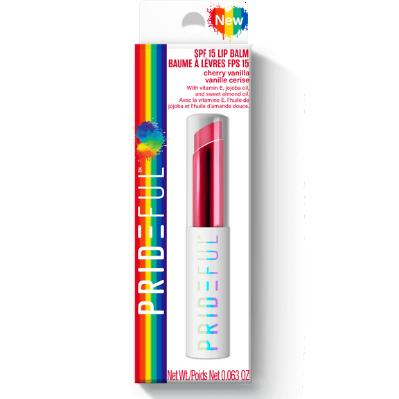 Prideful SPF 15 Lip Balm, Cherry Vanilla, 0.063 oz
