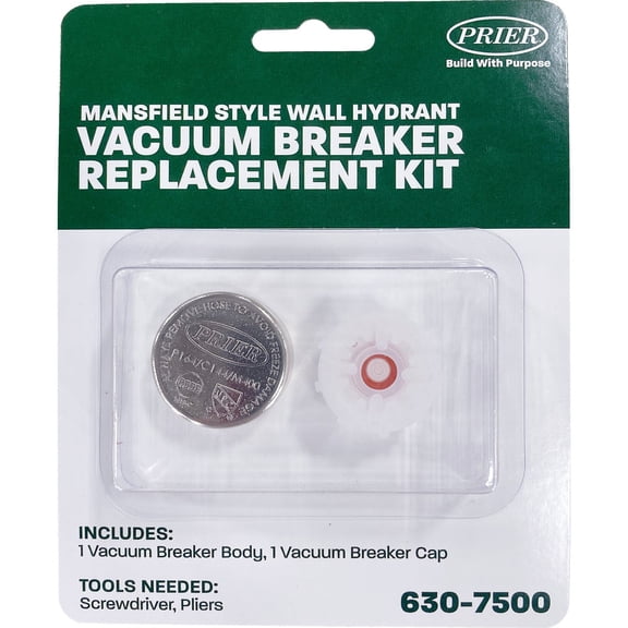 Prier Vacuum Breaker Service Parts Kit 630-7500 - Heavy Duty - 2 Pack